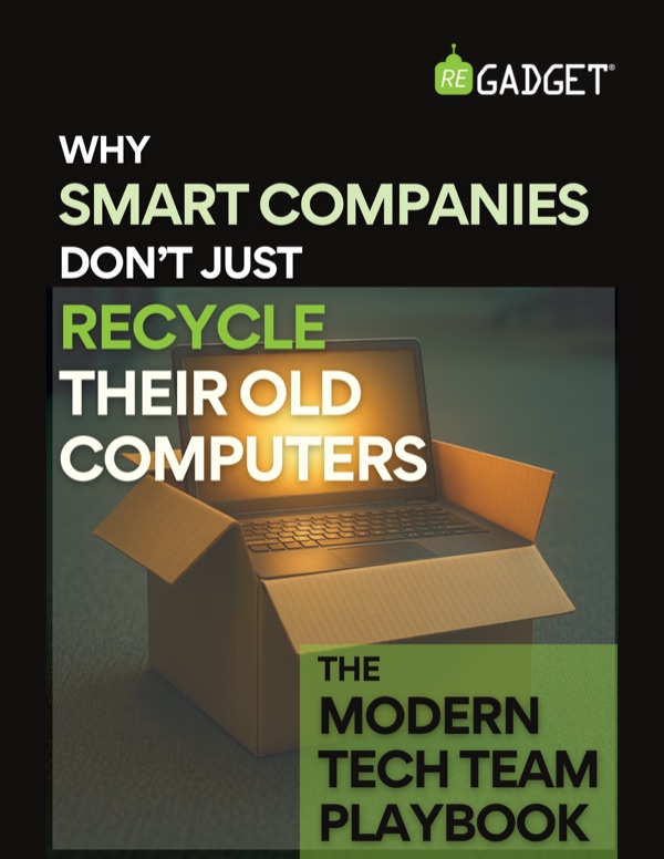 Cover of The Modern Tech Team Playbook: why smart companies don’t just recycle their old computers.